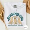 Rescue Mom Club Mein Lieblingsrasse ist Gerettet T-Shirt, Rettungshund Mama Shirt, Tierheim Hund Geschenk, Adoptiere Nicht Kaufe T-Shirt, Rettungs Mama Geschenk