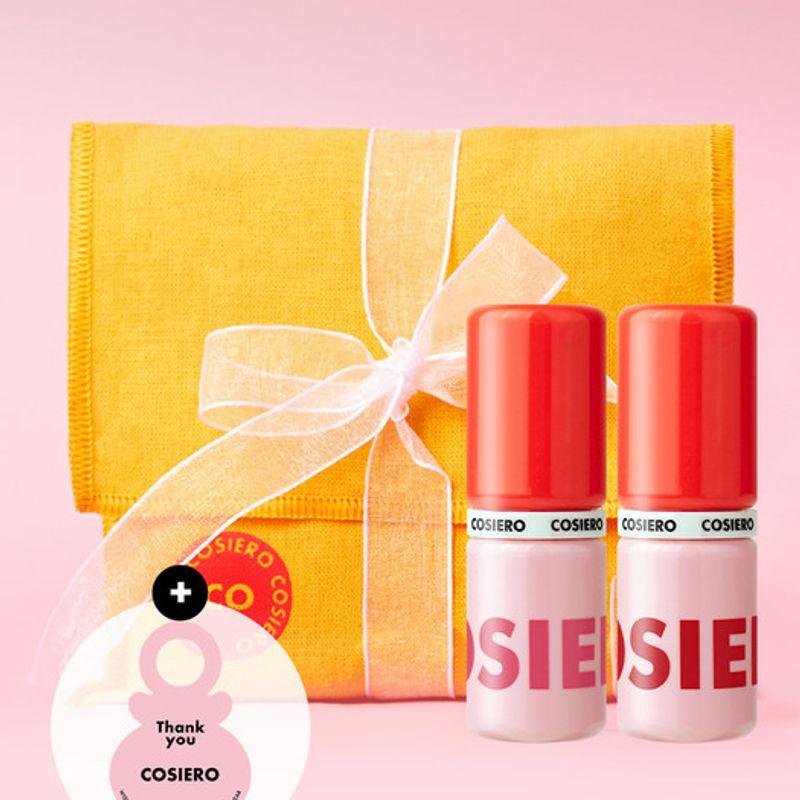 COSEIRO [Packaging & Gift] Glow Tint Plumper Duo Set 4g 6color Chestnut Rose