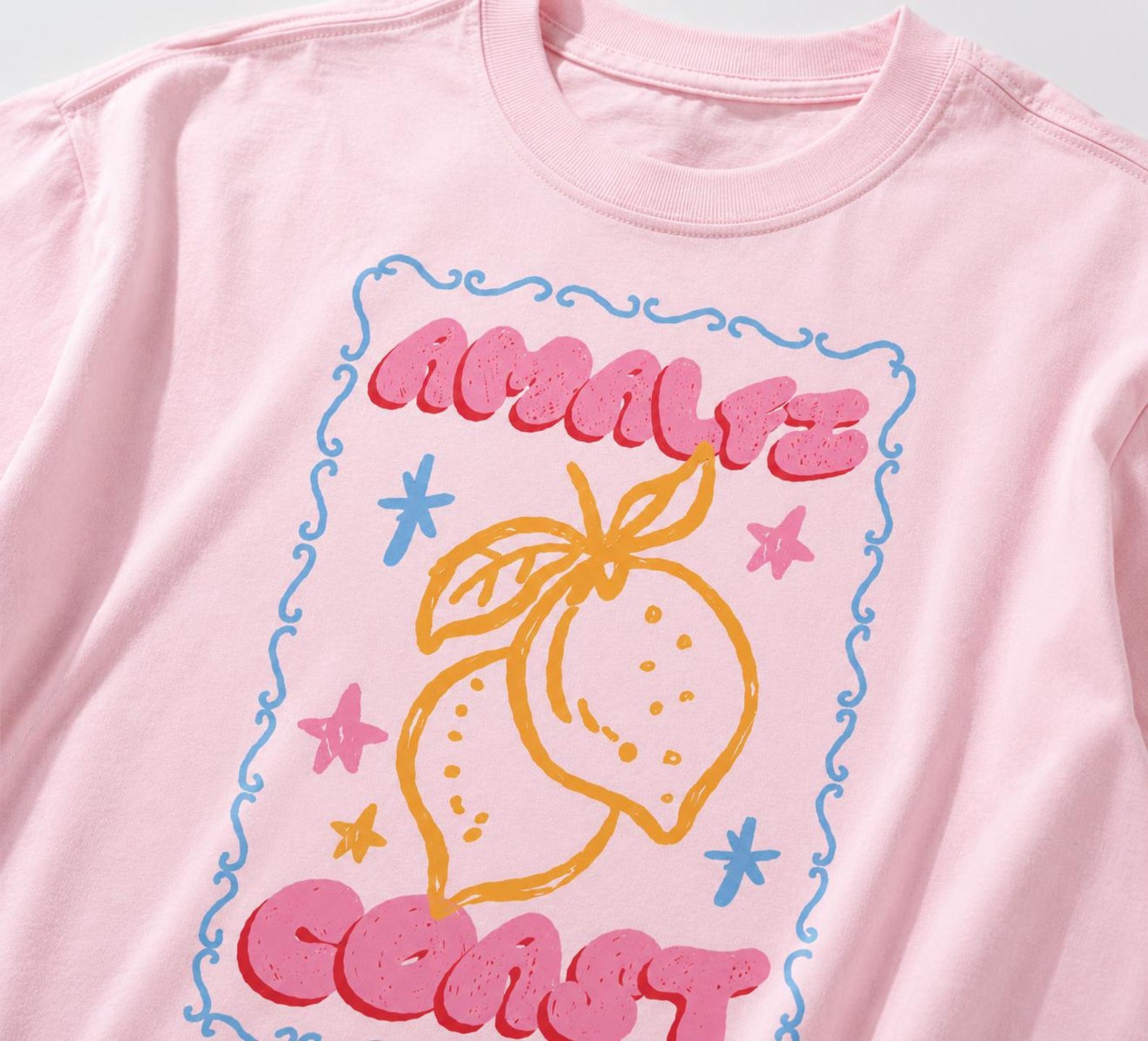 Amalfi Coast Lemon Graphic Tee 2XL
