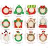 12x Christmas Photo Frame Ornaments Tree Decoration Dinner Party DIY Wooden Holiday Xmas