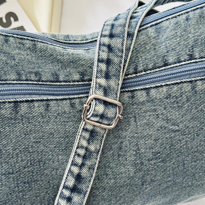 Denim Bag Women's Commuter Tote Bag Large Capacity Crossbody Bag