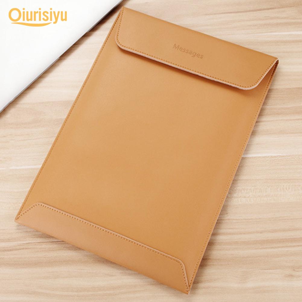 faux leather laptop case