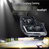 Dongfeng Tianlong Headlight Assembly: Super Bright LED with Dual Lens, Daytime Running Lights, and Turn Signal
