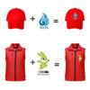 Custom Printed Reflective Volunteer Vest for Events and Construction Safety