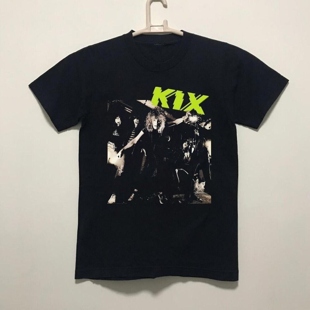 

Kix Band Rock T-shirt Black Cotton Gift For Fan Unisex T-Shirt XL