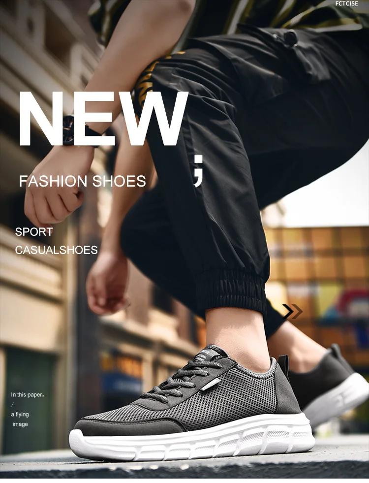 Summer Buffer Shock Stable Slip Sneakers Zapatillas Hombre 2026 Men's Sneakers Men Sport Running Shoes Male Size 39-48 Running