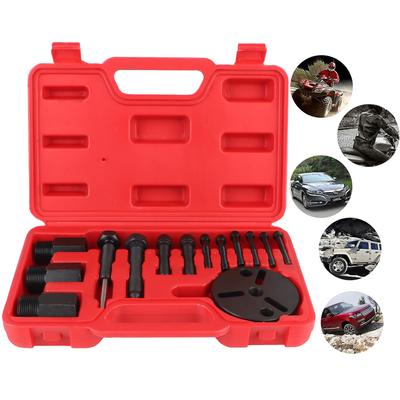 Car Air Conditioning Kits for Cars FS6, C171, 6P & 148 Compressor Clutch Remover Tool 14pcs Compressor Remover Installer Puller