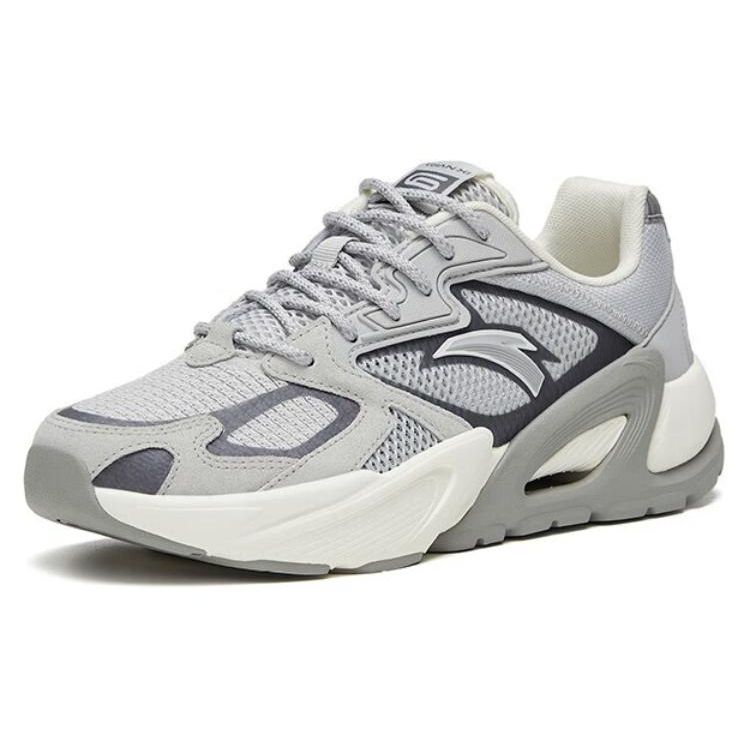Anta Millennium 6 Rutschfeste Verschleißfeste Low-Top Freizeitschuhe Damen Sneaker Grau 122328890-2