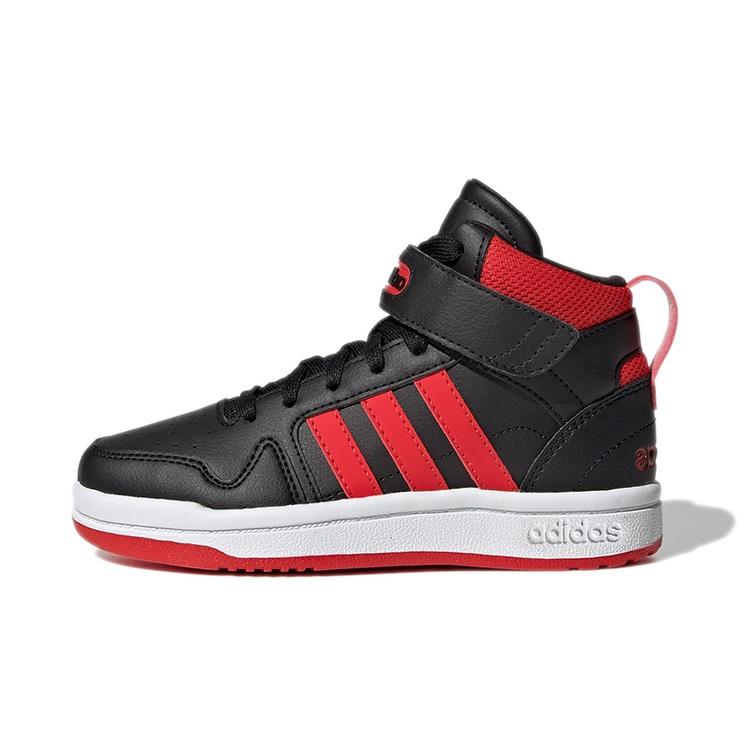 (GS) adidas Postmove Mid J Black Vivid Red Kids GW0460 EU 29