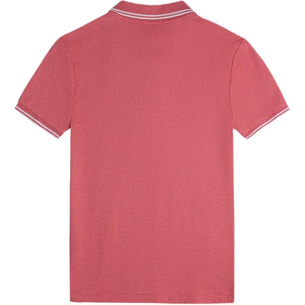 Polo Ralph Lauren Ss24 Pánské polo tričko s krátkým rukávem s výšivkou loga Pony topy Melounově červená 710766488-007
