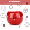 Tomato Shaped Mechanical Timer 60 Minutes Alarm Clock Countdown Kitchen Timer  Meal Prep