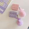 Lace Cloth Pattern for AirPods 1 Protective Case Pro1 Apple Bluetooth 1/1/1 Generation Earphone Case Plush Pendant