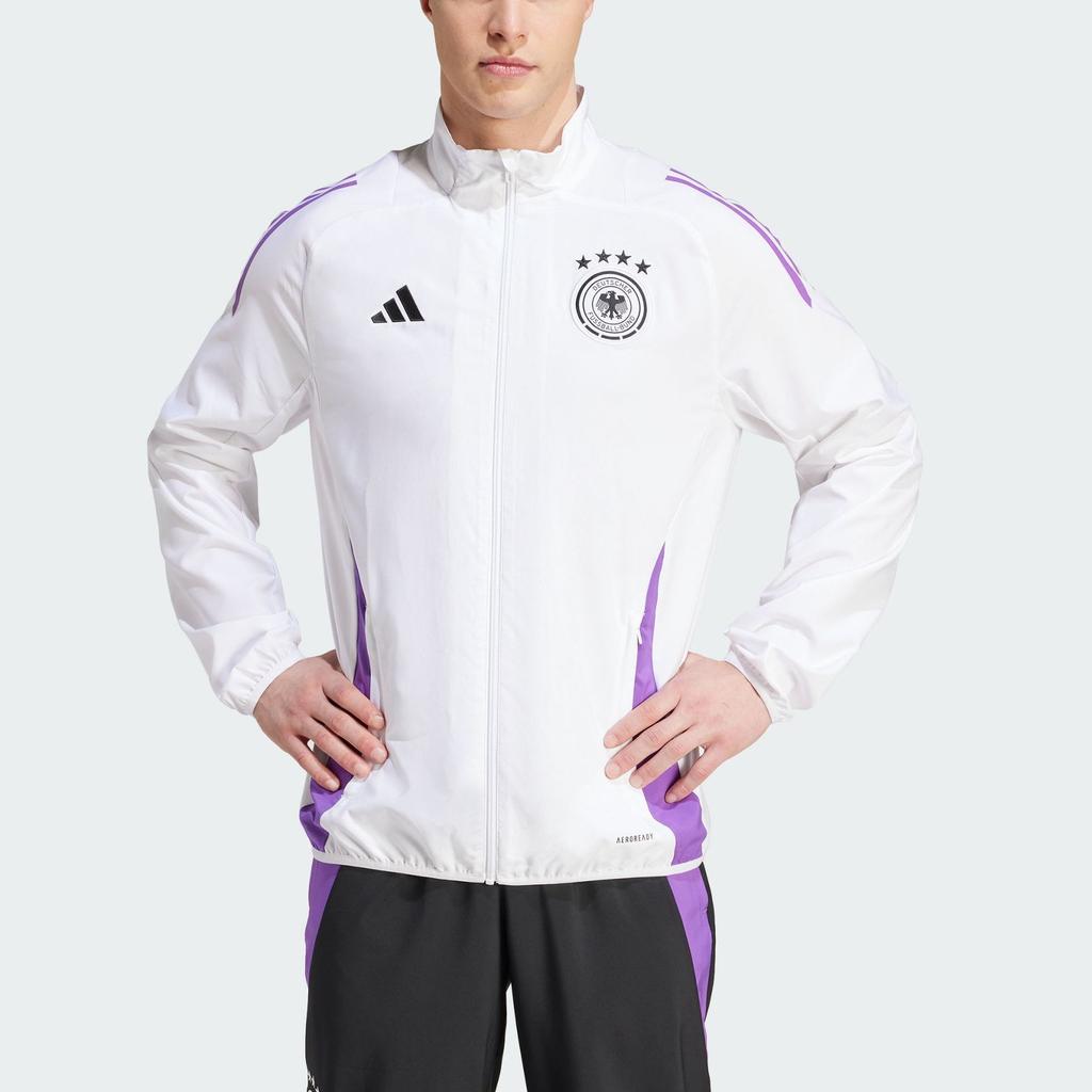 Adidas Sports Training Jacket With Collar Men Tops White IP6513