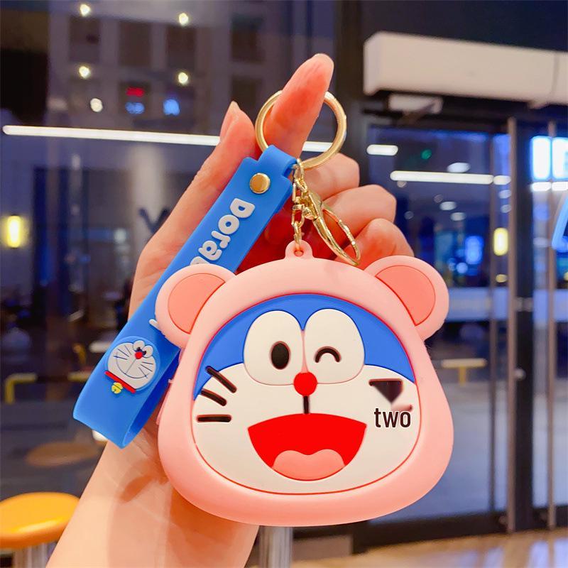 Cartoon Animal Silicone Keychain Bag - Kids' Coin Purse & Toy Pendant