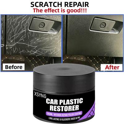 Auto Universal Leather and Plastic Repair Polishing Wax Car Interior Reconditioning Cream for Leather/plastic/rubber Care