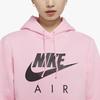 Nike Logo Loose Fit Hoodie Women Hoodies Pink DA3192-636