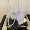 Fashion Bow Decoration Women's Shoulder Bag For Daily Used Square Casual Ladies Handbags Designer Underarm Bags AVE