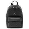 Monogram All Over Embossed Letter Pattern Zipper Closure Mini Backpack Unisex Backpack Black JD2443133AD-001