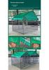 Large Rainproof Outdoor Chicken Coop for Poultry and Peacocks with Windbreak and Pigeon Protection