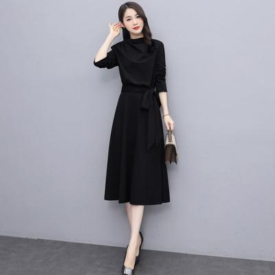 2026 Spring and Autumn New Casual Dress for Women, Elegant Slim-Fit Waist-Cinching Dress