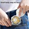 2024 hot creative cute bunny fan USB charging outdoor convenient mini fan with strong wind power