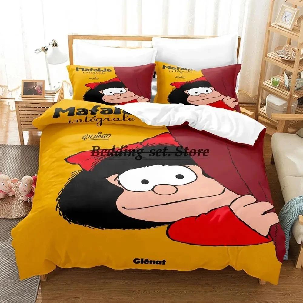 

Mafalda Boys Bedroom Bedding Single Twin Full Queen King Size Aldult Duvetcover Bed Sheet Set Bedding Set Soft and comfortable EU Single 135x200cm