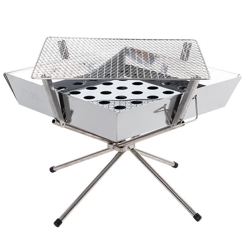 Mobigarden Portable Camping Fire Pit Grill