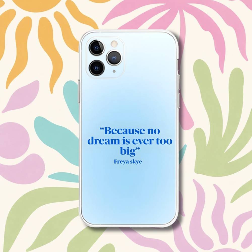 F-Freya Skye Singer Transparent Phone Case For iPhone 17,13,15,12,11,14,16 Pro Max Mini 7,8 Plus SE4,17E Air Fundas