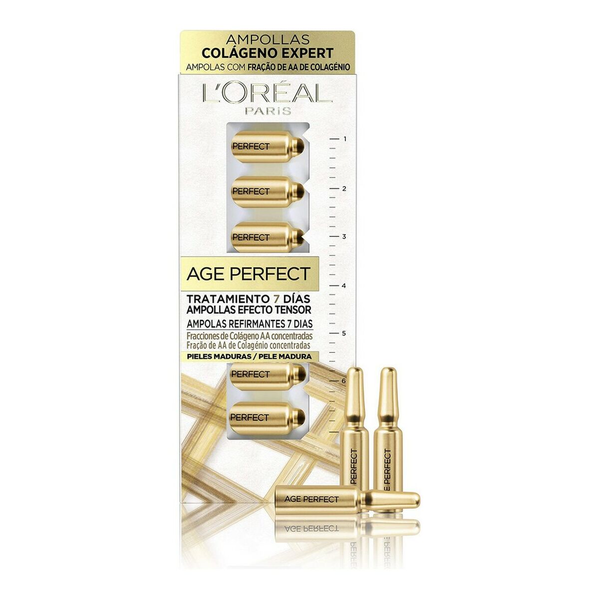 

Ампулы с лифтинг-эффектом Age Perfect L Oreal Make Up Age Perfect (7 единиц) (7 уд)