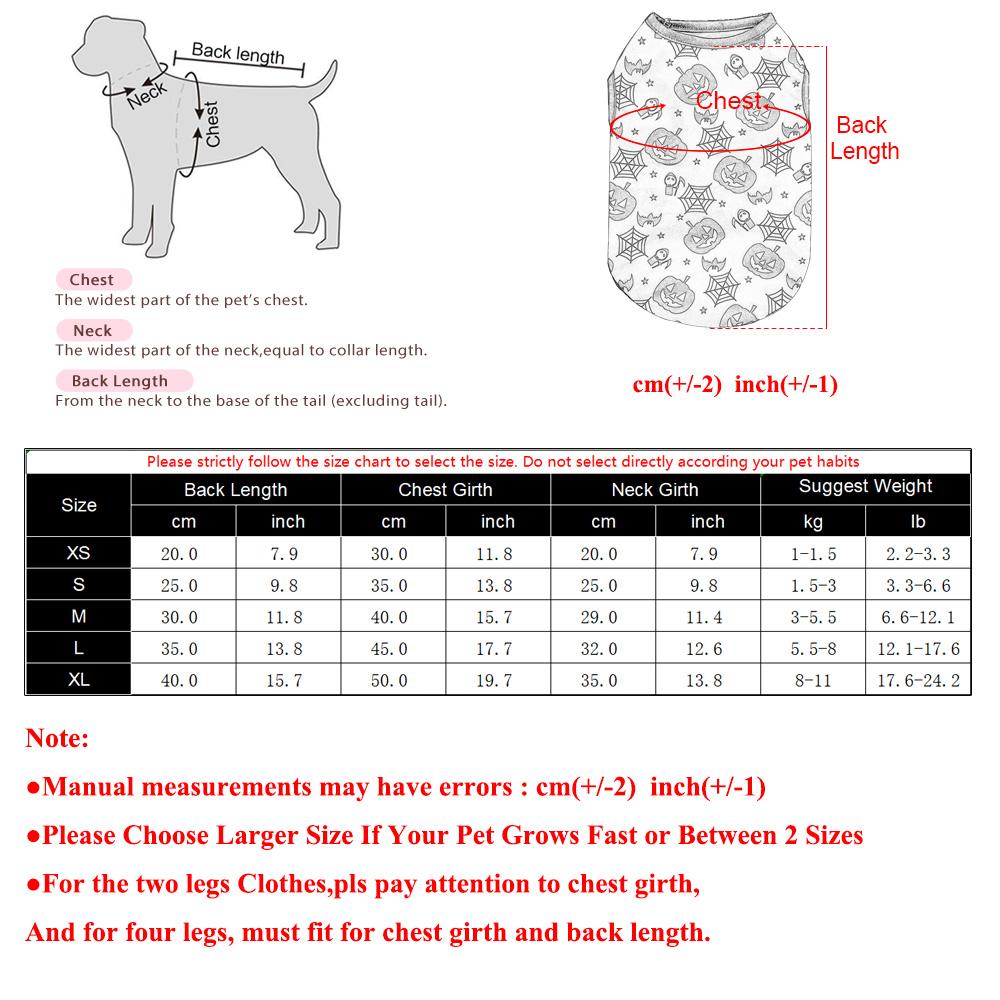 Halloween Hunde Weste Lustiges Festival Kürbis Geist Haustiere Kostüm Party Verkleidet Welpe Kätzchen T-Shirt Chihuahua Yorkshire Kleidung Haustier Kleidung Zubehör