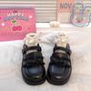 Girls' versatile British style princess shoes new non-slip soft sole student breathable single shoes children's small leather shoes tide