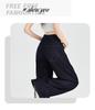 Summer 2024 American Design Women's Wide-Leg High-Waisted Straight Jeans - Slimming, Loose, Floor-Length