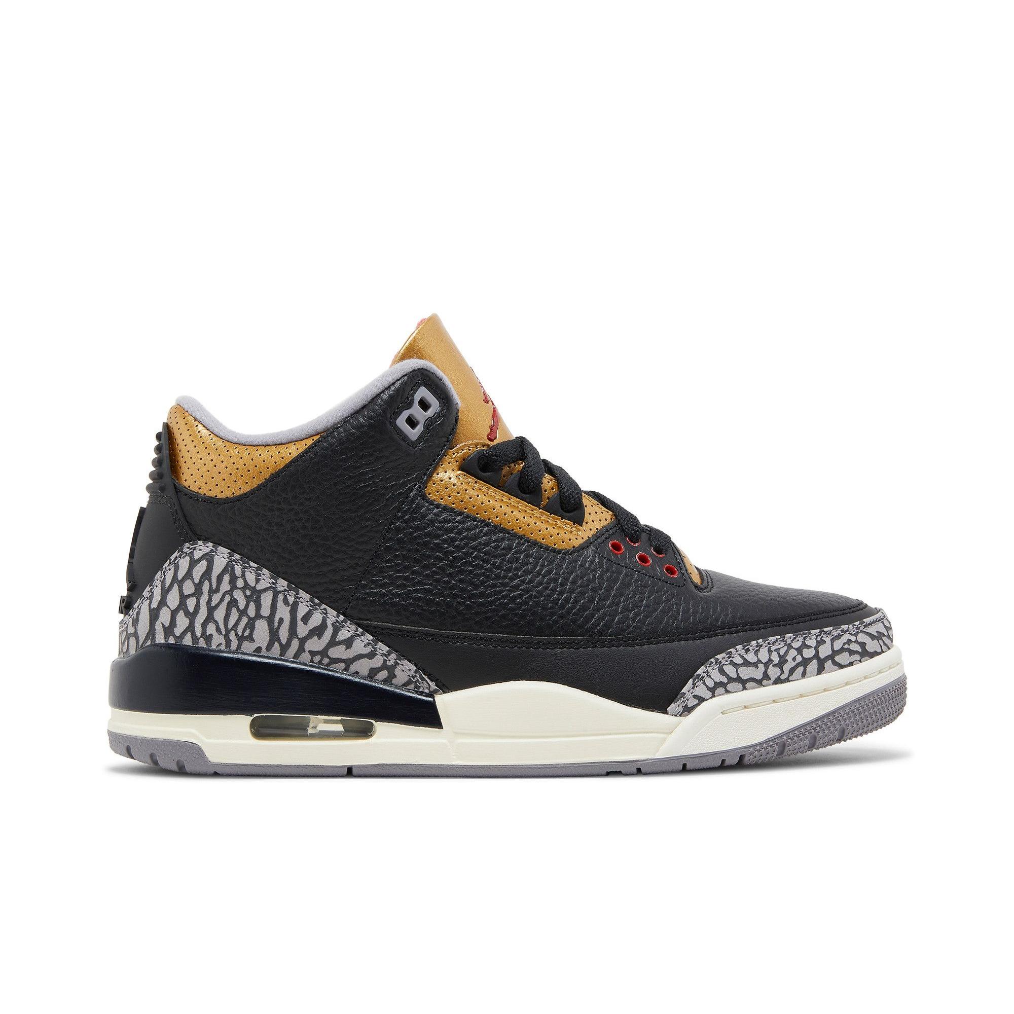 Womens Air Jordan 3 Retro `Black