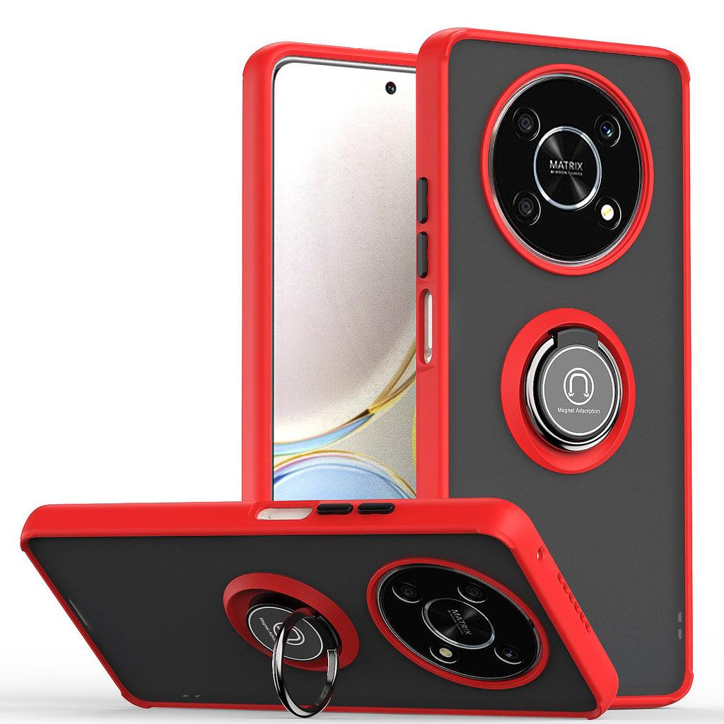 Shock Proof Armor Matte Case for Honor X9A Magic 5 Lite Pro 50 70 60 SE X7A X8A X7 X8 X9 Camera Lens Protect Ring Holder Full Protection Cover
