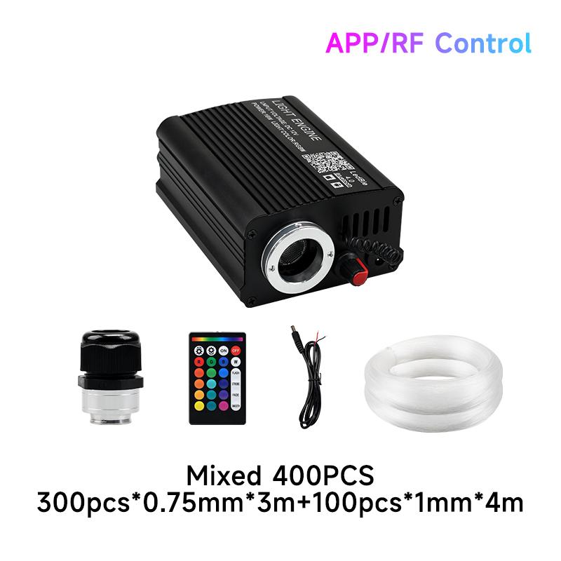 16W Twinkle RGBW Starry Sky Car Star Ceiling Light Fiber Optic Light Led Star Roof Interior Atmosphere Light Car Decorative Lamp