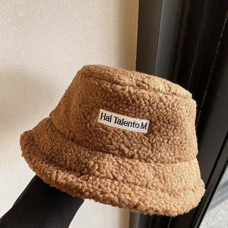 Women's Winter Fisherman Hat Fashionable Multifunctional Casual Teddy Plush Fleece Bucket Beanie Sports Fishing Ski Outdoor Use