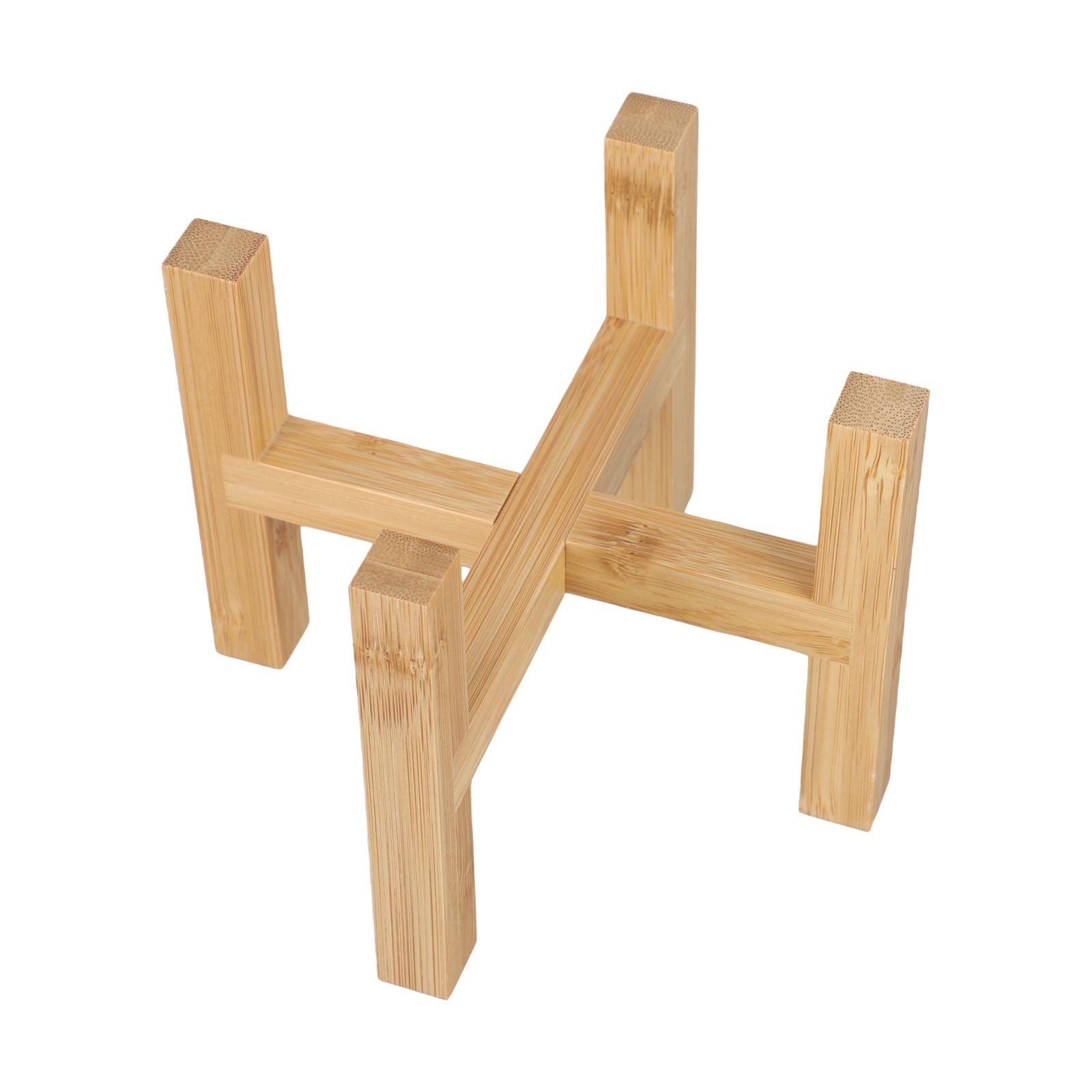 

Современная деревянная подставка для растений, держатель для цветочного горшка, подставка для бонсай, декор для дома и сада M