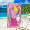 Proof Beach Towel with a Peppa Pig1 Pattern - Soft,absorbent,quick-drying,machine Washable - Perfect for Swimming,camping,bathing
