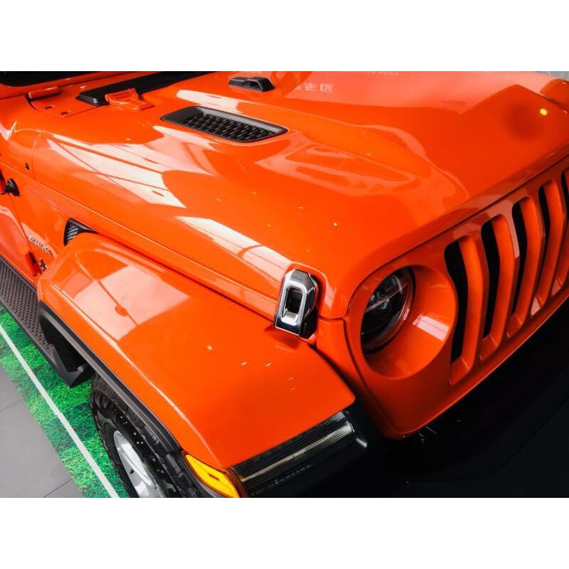 RUIQ Chrome Fender Garnish for the New Jeep Wrangler Side Dummy Air Euro Outside Side Door Specially Designed for the Jeep Wrangler JL JL, Duct, Duct,