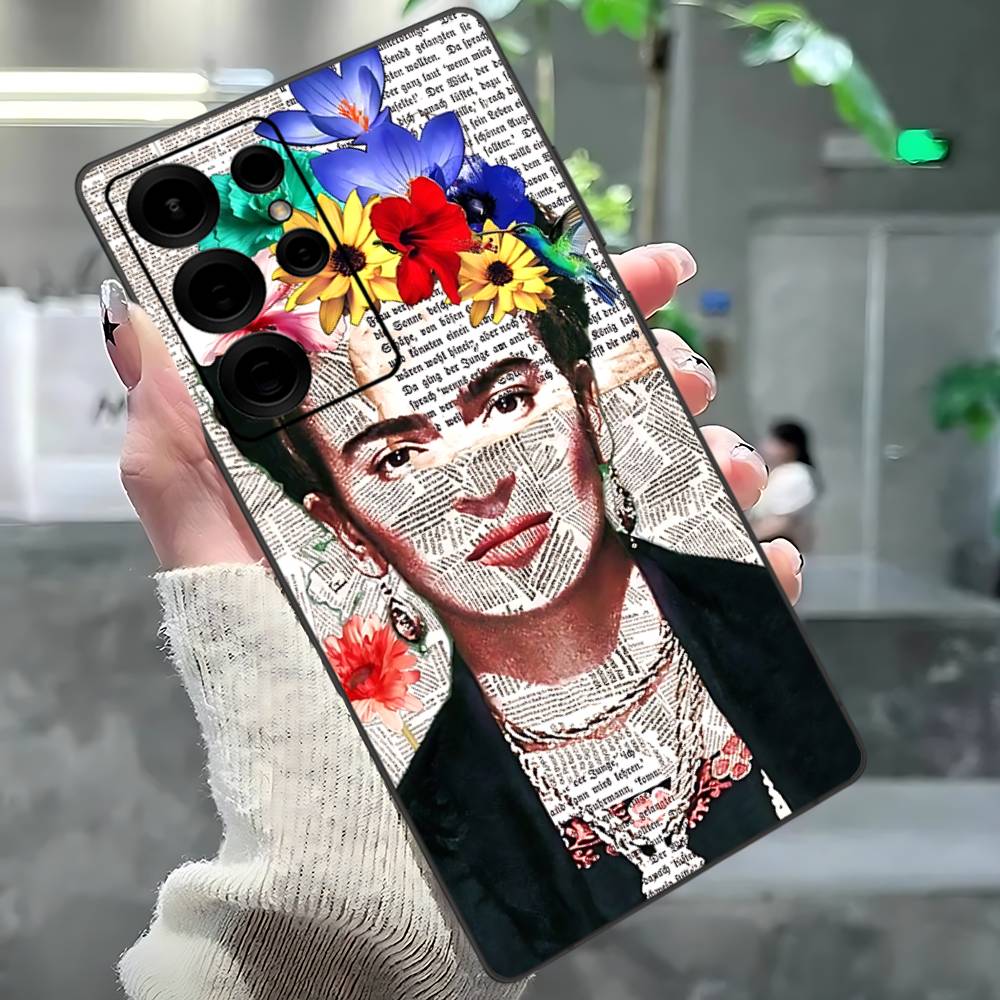 

Fashion F-Frida K-KahlosS Phone Case For Samsung S 24 Fe 25 Ultra Plus 20 Lite 21 30 22 23 24 22 Ultra 5G Fundas Samsung S24fe