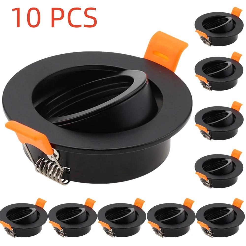 JOYINLED 10 Pcs LED Recessed Ceiling Spot Lamp Replaceable Round LED Downlight for Living Room Bedroom Balcony Lighting