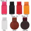 Self-Adhesive Notebook Accessories Self-adhesive Pens Holder Leather Pen Clips Pencil Elastic Loop