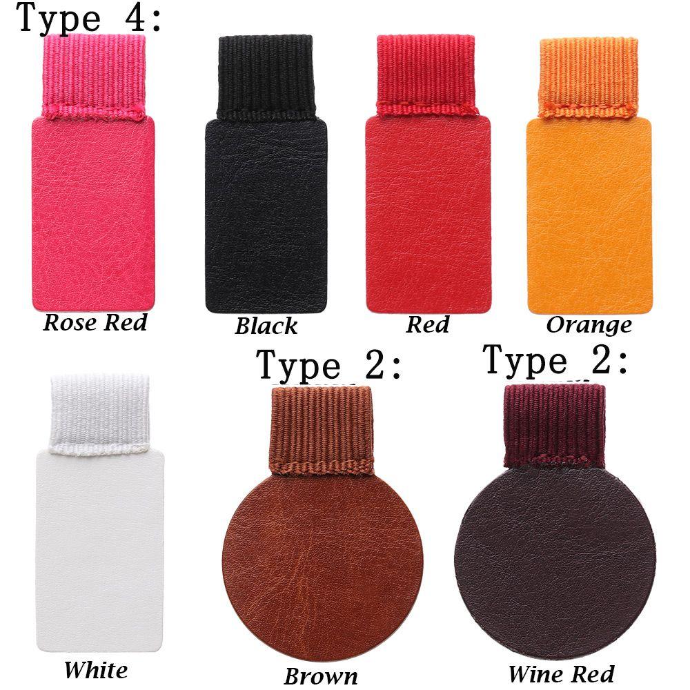 Self-Adhesive Notebook Accessories Self-adhesive Pens Holder Leather Pen Clips Pencil Elastic Loop