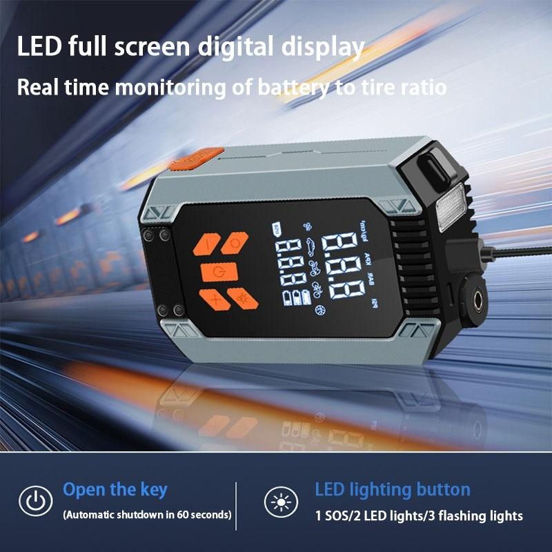 Car Emergency Start Power Supply Inflation Pump Integrated Machine Electric Vehicle Load Strong Start Power Bank