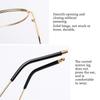 Fashion Anti Blue Light Glasses Ultra Light Frame Computer Goggles Oversized Eyewear Durable Eye Protection