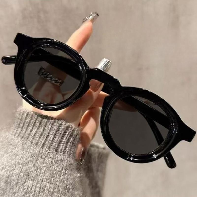 Unisex Klassische Dicke Großer Rahmen Myopie Sonnenbrille Stilvolle Camouflage Runde Fassung Graue Gläser Trendige Minus Dioptrien Brille -4.0 schwarz