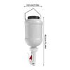 3L Hanging Condiment Dispenser Refillable Sauce Squeeze Bottle Dressing Container for Kitchen Outdoor BBQ Camping