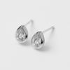 Ost [Puremond] Simulant Diamond Pure Drop Silver Earrings Ots123C01Dww
