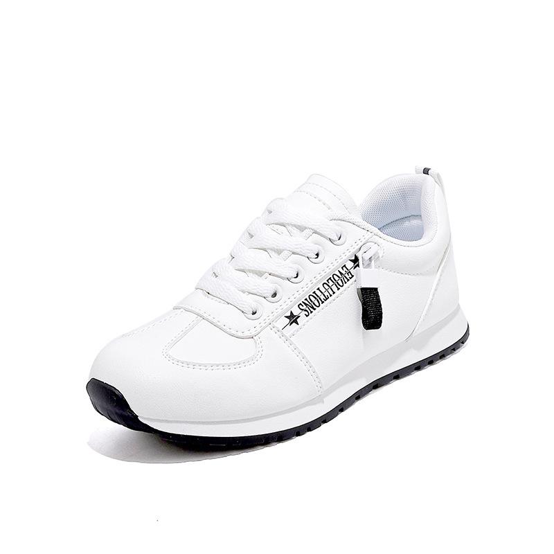 Frühling Studenten einfache kleine weiße Tafel Schuhe Damenmode leichte lässige einzelne Schuhe Ins Nische Sportschuhe