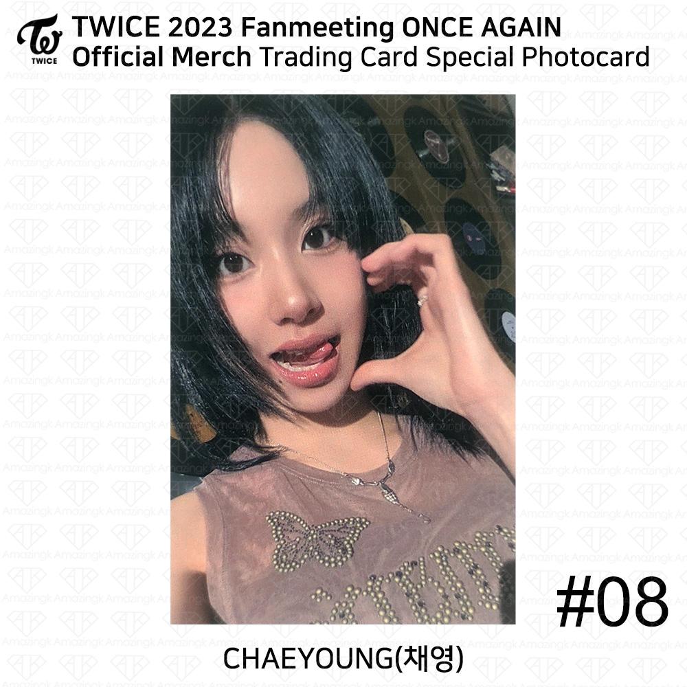 

TWICE 8-летие ONCE AGAIN Фан-встреча Всплывающая карточка с коллекционной карточкой MD Chaeyoung - #8